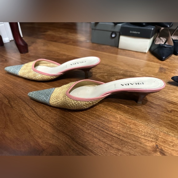 Vintage Prada Kitten Heels Talons Prada - Picture 2 of 12